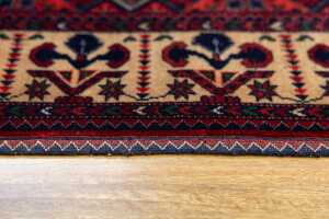 Fine Afghan Beljic runner, hand-knotted wool, 382 x 85cm - 4