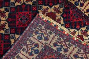Fine Afghan Beljic runner, hand-knotted wool, 382 x 85cm - 5