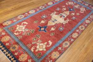Afghan Chobi rug, hand-knotted wool, 202 x 109cm - 2