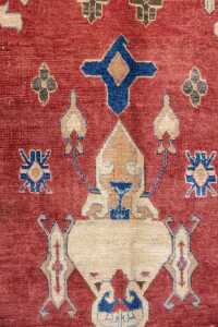 Afghan Chobi rug, hand-knotted wool, 202 x 109cm - 3
