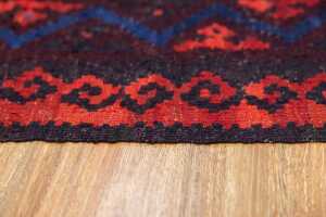 Afghan Kilim rug, hand-woven wool, 133 x 120cm - 4