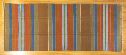 Vintage Persian kilim, hand-woven wool, 320 x 130cm