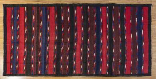 Vintage Persian Kilim, hand-woven wool, 410 x 195cm
