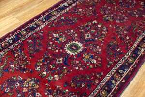 Persian Hamadan runner, hand-knotted wool, 407 x 85cm - 3