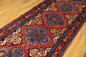 Persian Hamadan runner, hand-knotted wool, 400 x 82cm - 3