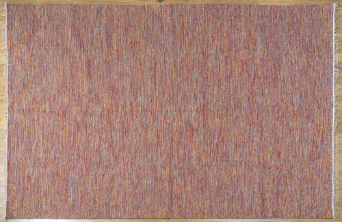 Indian dhurrie rug, hand-woven cotton, 200 x 300cm