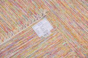 Indian dhurrie rug, hand-woven cotton, 170 x 240cm - 6