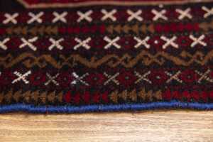 Afghan Baluchi rug, hand-knotted wool, 193 x 100cm - 4