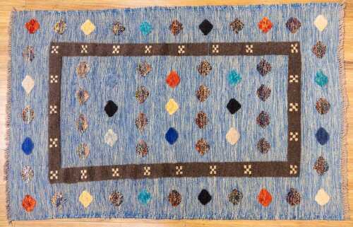 Afghan Chobi kilim, hand-woven wool, 155 x 97cm