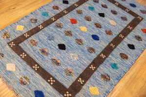 Afghan Chobi kilim, hand-woven wool, 155 x 97cm - 2