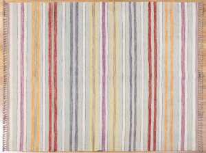 Afghan Chobi kilim, hand-woven wool, 203 x 160cm