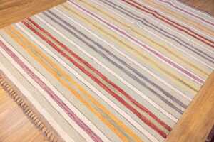 Afghan Chobi kilim, hand-woven wool, 203 x 160cm - 2