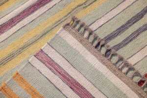 Afghan Chobi kilim, hand-woven wool, 203 x 160cm - 5