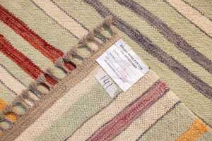 Afghan Chobi kilim, hand-woven wool, 203 x 160cm - 6