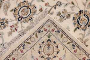Fine Indo Persian Nain rug, hand-knotted wool with silk inlay, 285 x 182cm - 5