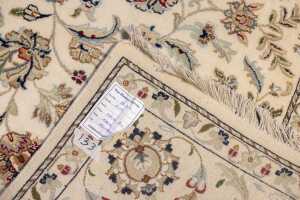 Fine Indo Persian Nain rug, hand-knotted wool with silk inlay, 285 x 182cm - 6