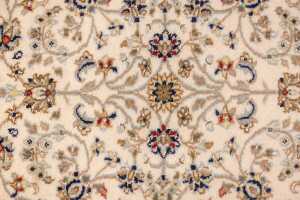 Fine Indo Persian Nain runner, hand-knotted wool with silk inlay, 184 x 85cm - 3