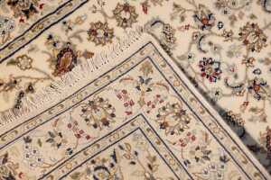 Fine Indo Persian Nain runner, hand-knotted wool with silk inlay, 184 x 85cm - 5
