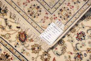 Fine Indo Persian Nain runner, hand-knotted wool with silk inlay, 184 x 85cm - 6