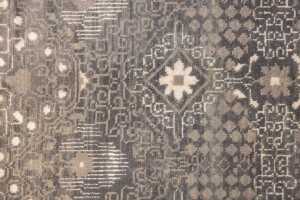 Indo Persian modern rug, hand-knotted wool with silk inlay, 298 x 240cm - 3