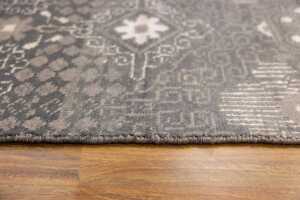 Indo Persian modern rug, hand-knotted wool with silk inlay, 298 x 240cm - 4