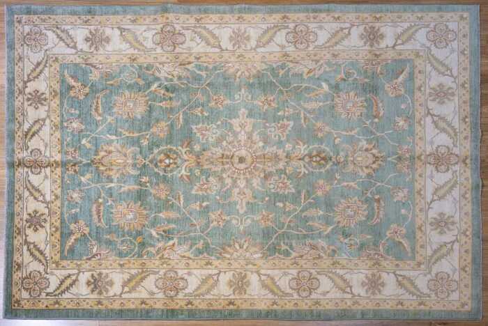 Afghan Chobi rug, hand-knotted wool, 297 x 200cm