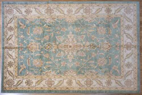 Afghan Chobi rug, hand-knotted wool, 297 x 200cm