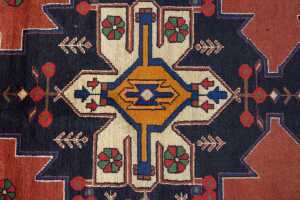 Persian Hamadan rug, hand-knotted wool, 388 x 153cm - 3