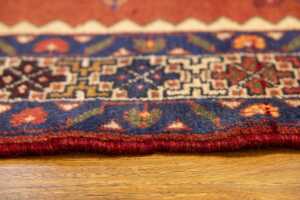 Persian Hamadan rug, hand-knotted wool, 388 x 153cm - 4