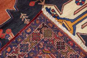 Persian Hamadan rug, hand-knotted wool, 388 x 153cm - 5