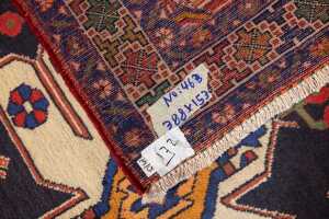 Persian Hamadan rug, hand-knotted wool, 388 x 153cm - 6