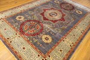 Afghan Chobi rug, hand-knotted wool, 278 x 188cm - 2