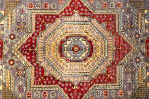 Afghan Chobi rug, hand-knotted wool, 278 x 188cm - 3