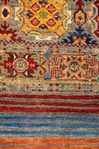 Fine Afghan Khurjin runner, hand-knotted wool, 244 x 75cm - 3