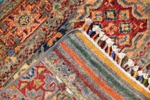 Fine Afghan Khurjin runner, hand-knotted wool, 244 x 75cm - 5