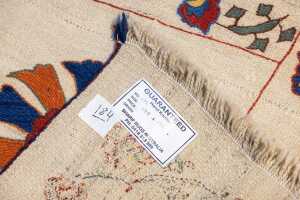 Persian hand-stitched Sofra, wool, 195 x 132cm - 6