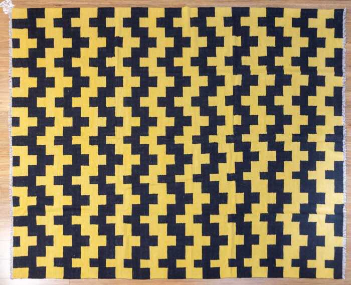 Persian Sozani rug, hand-woven wool, 296 x 245cm