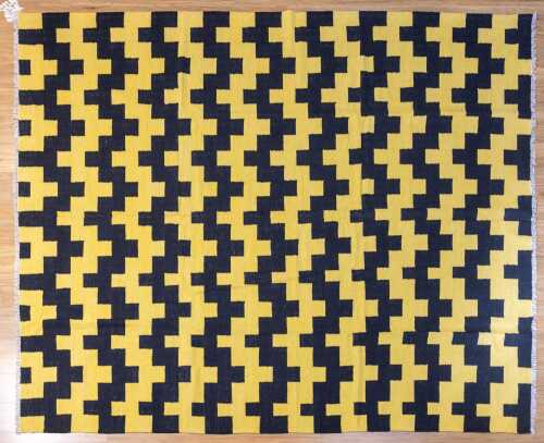 Persian Sozani rug, hand-woven wool, 296 x 245cm