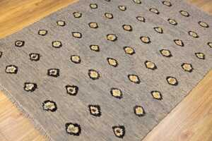 Modern Persian Kilim, hand-woven wool, 144 x 103cm - 2