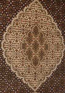 Indo-Persian Tabriz carpet, hand-knotted silk and wool, 202 x 300cm - 2