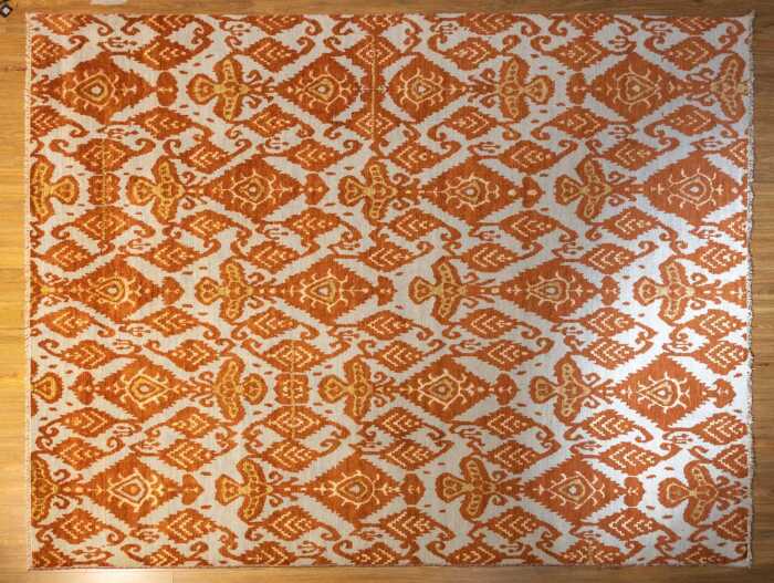 Afghan Chobi Aushak carpet, hand-knotted wool, 352 x 273cm
