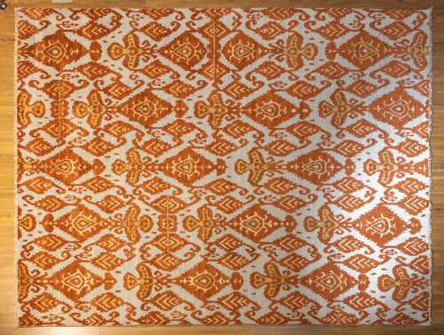 Afghan Chobi Aushak carpet, hand-knotted wool, 352 x 273cm