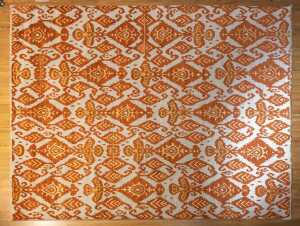 Afghan Chobi Aushak carpet, hand-knotted wool, 352 x 273cm