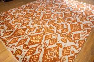 Afghan Chobi Aushak carpet, hand-knotted wool, 352 x 273cm - 2