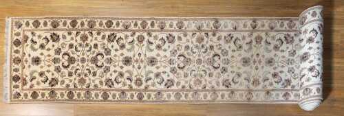 Indo Persian Kashan runner, hand-knotted wool, 80 x 548cm
