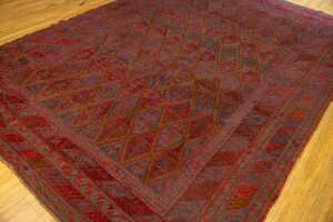 Afghan Mashwani rug, hand-woven wool, 284 x 198cm - 2