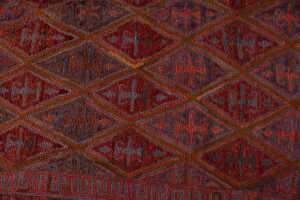 Afghan Mashwani rug, hand-woven wool, 284 x 198cm - 3