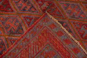 Afghan Mashwani rug, hand-woven wool, 284 x 198cm - 4