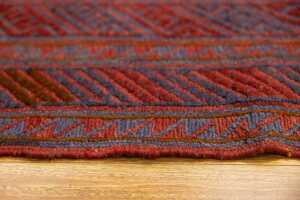 Afghan Mashwani rug, hand-woven wool, 284 x 198cm - 5