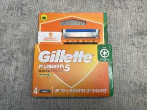 Group of Gillette Fusion 5 products - 3